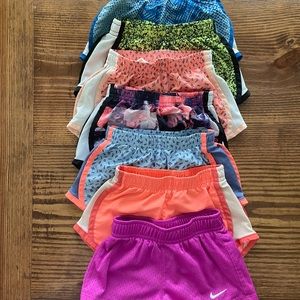 (7) Nike Dri-fit toddler shorts